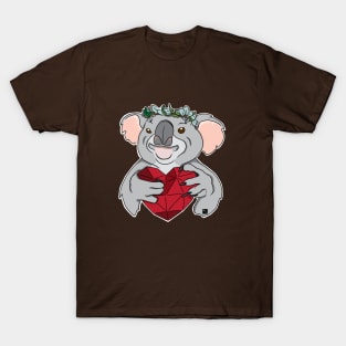 Koala with Eucalyptus Crown T-Shirt